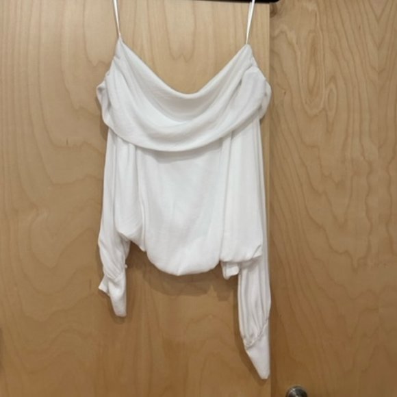 Free People Tops - Free People Off the Shoulder Top - Satin